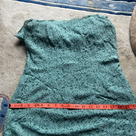 Adrianna Papell lace bridesmaid wedding guest dress size 6 small light blue - Picture 15 of 15